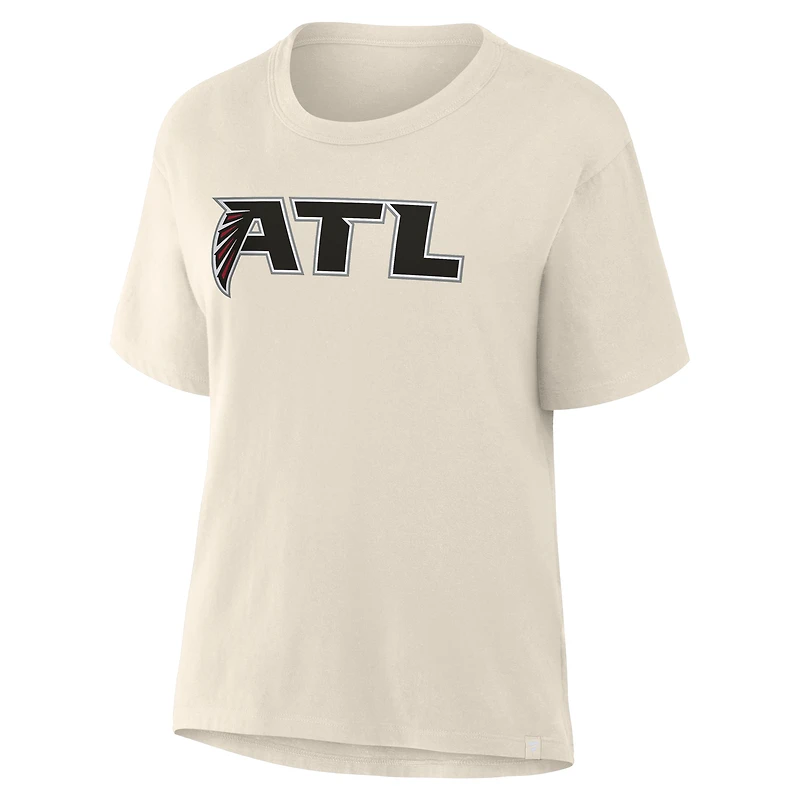 Women's Fanatics Cream Atlanta Falcons Dove Legacy T-Shirt