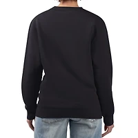 Sweat-shirt en polaire noir à motif collage des Falcons d'Atlanta pour femme G-III 4Her par Carl Banks