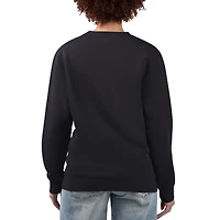 Sweat-shirt à capuche en molleton tri-blend noir G-III 4Her by Carl Banks pour femme, avec logo des Falcons d'Atlanta