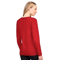 Women's G-III 4Her by Carl Banks  Red Atlanta Falcons Best Play Long Sleeve T-Shirt