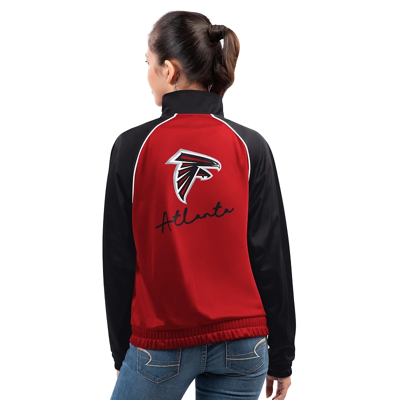 Women's G-III 4Her by Carl Banks Red Atlanta Falcons Replay Full-Zip Track Jacket
