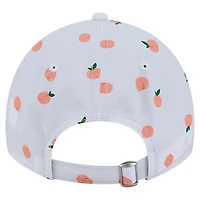 Casquette ajustable New Era blanche Atlanta Falcons Fruit Pattern 9TWENTY pour femme