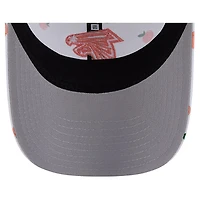 Casquette ajustable New Era blanche Atlanta Falcons Fruit Pattern 9TWENTY pour femme