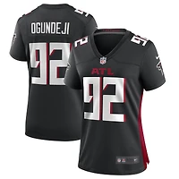 Maillot de match Nike Adetokunbo Ogundeji des Atlanta Falcons pour femme, noir