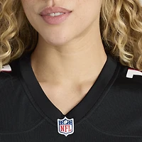Maillot de joueur retraité du match des Falcons d'Atlanta Nike Alfred Jenkins pour femme, noir