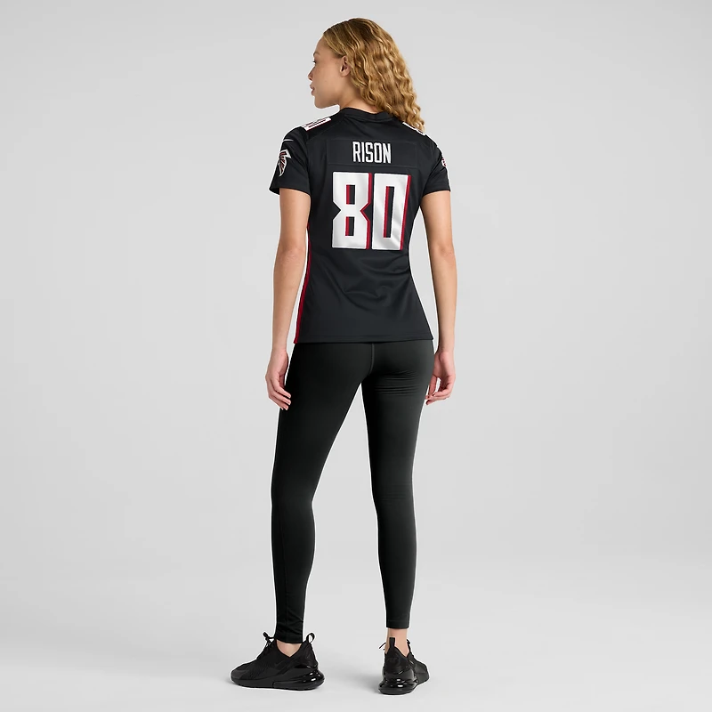 Maillot de joueur retraité du match des Falcons d'Atlanta Nike Andre Rison pour femme, noir