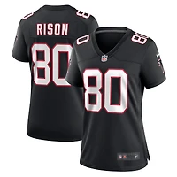 Maillot de joueur retraité Nike Andre Rison pour femme des Atlanta Falcons, noir