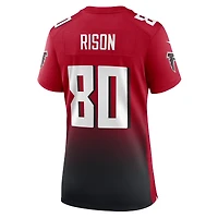 Maillot de joueur retraité Nike Andre Rison des Atlanta Falcons pour femme, rouge
