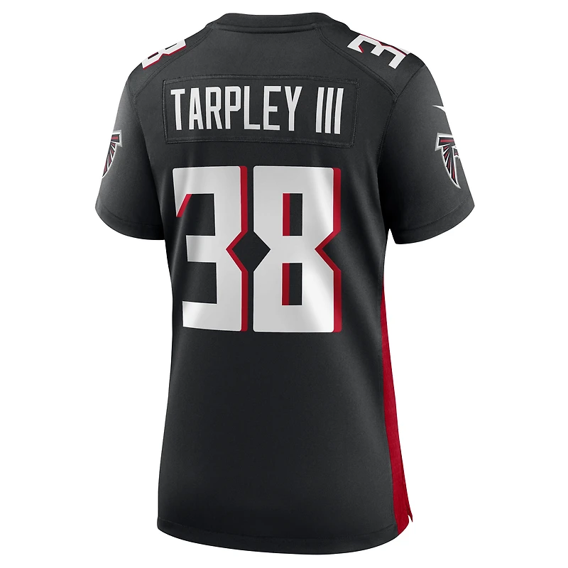 Maillot de match des Falcons d'Atlanta Nike noir pour femme