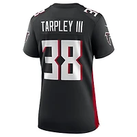 Maillot de match des Falcons d'Atlanta Nike noir pour femme