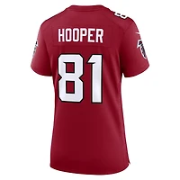 Maillot de match Nike Austin Hooper rouge des Falcons d'Atlanta pour femmes