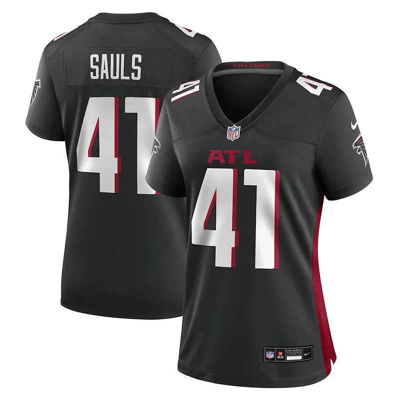 Women's Nike Ben Sauls Black Atlanta Falcons Team Game Jersey