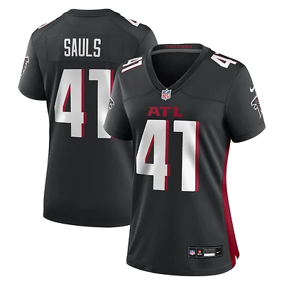 Women's Nike Ben Sauls Black Atlanta Falcons Team Game Jersey