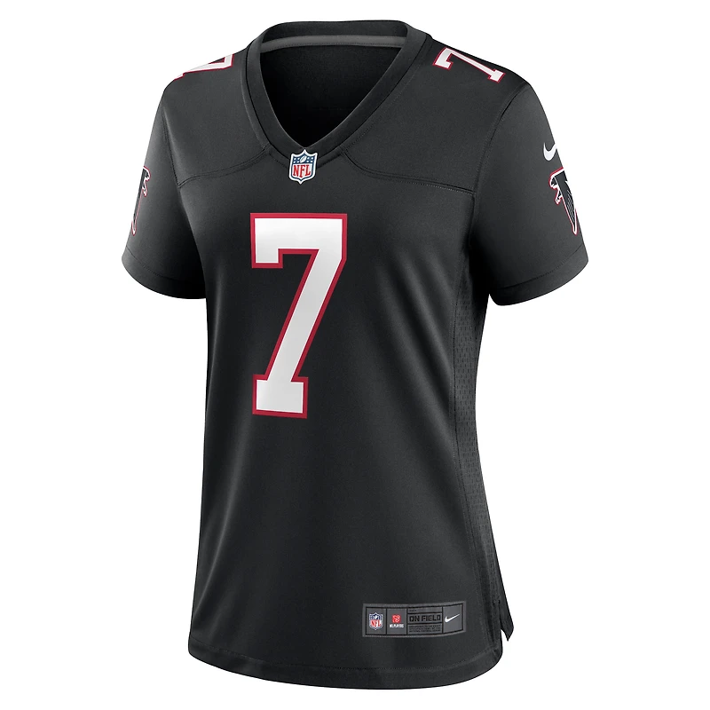 Maillot de match alternatif Atlanta Falcons Nike Bijan Robinson pour femme Noir