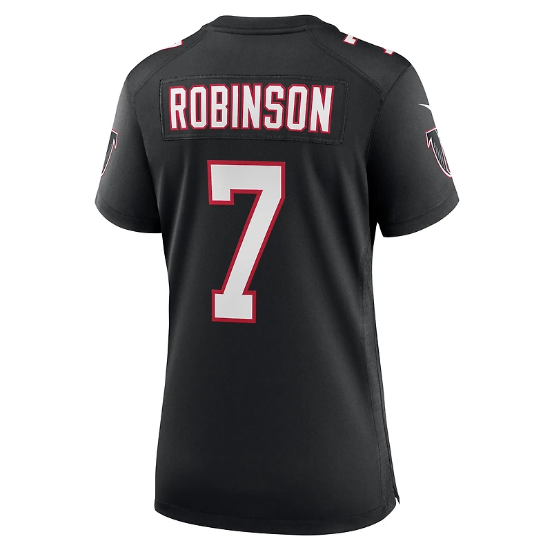 Maillot de match alternatif Atlanta Falcons Nike Bijan Robinson pour femme Noir
