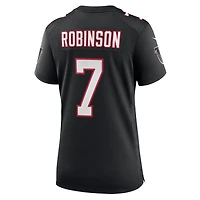 Maillot de match alternatif Atlanta Falcons Nike Bijan Robinson pour femme Noir