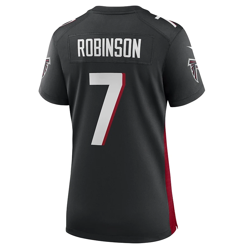 Maillot de joueur Nike Bijan Robinson noir des Atlanta Falcons pour femme