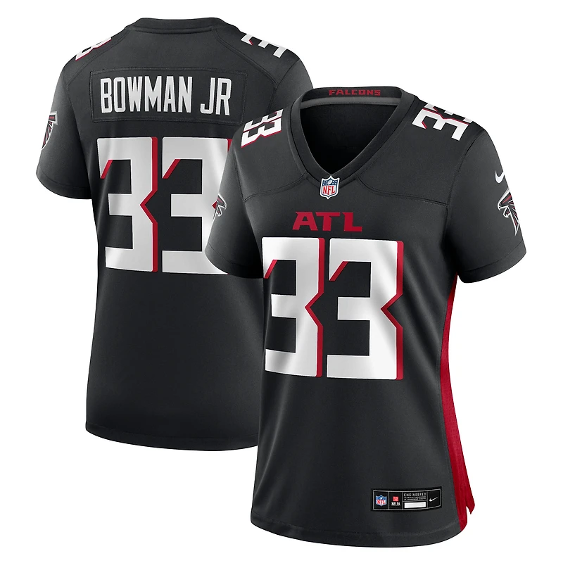 Maillot Nike noir Atlanta Falcons Team Game pour femme