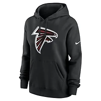 Women's Nike Black Atlanta Falcons Club Fleece Pullover Hoodie