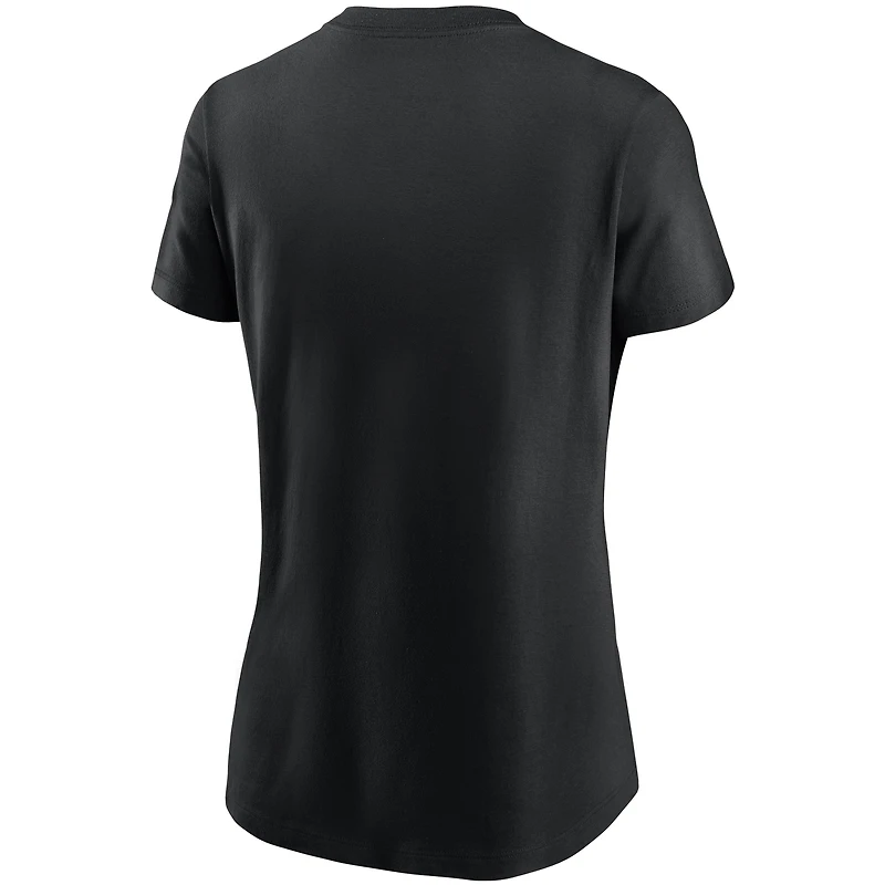 T-shirt Nike noir pour femme des Atlanta Falcons Hometown Collection