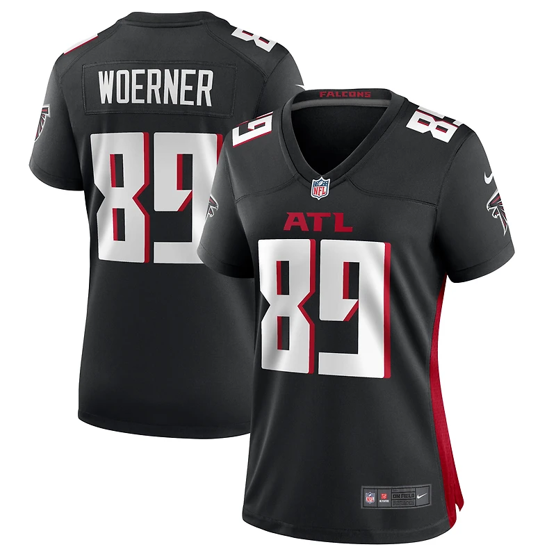 Women's Nike Charlie Woerner Black Atlanta Falcons Game Jersey