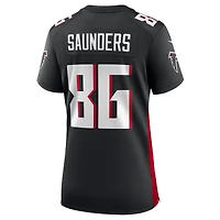 Maillot de match l'équipe Nike CJ Saunders des Atlanta Falcons pour femme, noir