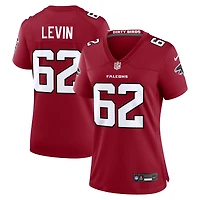 Women's Nike Corey Levin  Red Atlanta Falcons Team Game Jersey