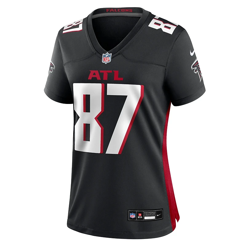Maillot Nike David Sills V Black Atlanta Falcons Team Game pour femme