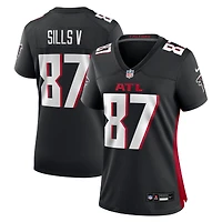 Maillot Nike David Sills V Black Atlanta Falcons Team Game pour femme