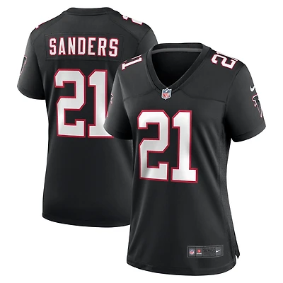 Women's Nike Deion Sanders Black Atlanta Falcons Alternate Retired Player Game Jersey
