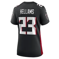 Maillot de match Nike DeMarcco Hellams noir pour femme des Atlanta Falcons
