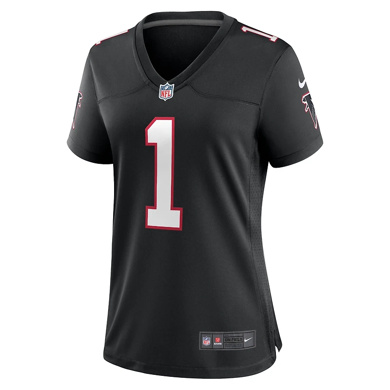 Maillot pour femme Nike Dirty Birds Noir Atlanta Falcons Throwback Game