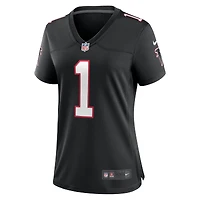 Maillot pour femme Nike Dirty Birds Noir Atlanta Falcons Throwback Game