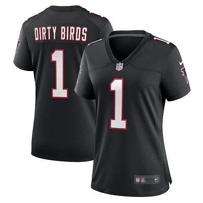 Maillot pour femme Nike Dirty Birds Noir Atlanta Falcons Throwback Game