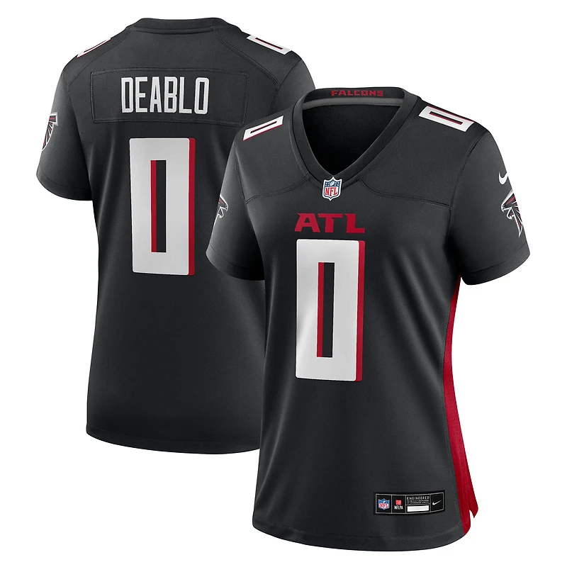 Women's Nike Divine Deablo  Black Atlanta Falcons Team Game Jersey
