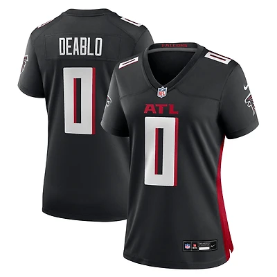 Women's Nike Divine Deablo  Black Atlanta Falcons Team Game Jersey