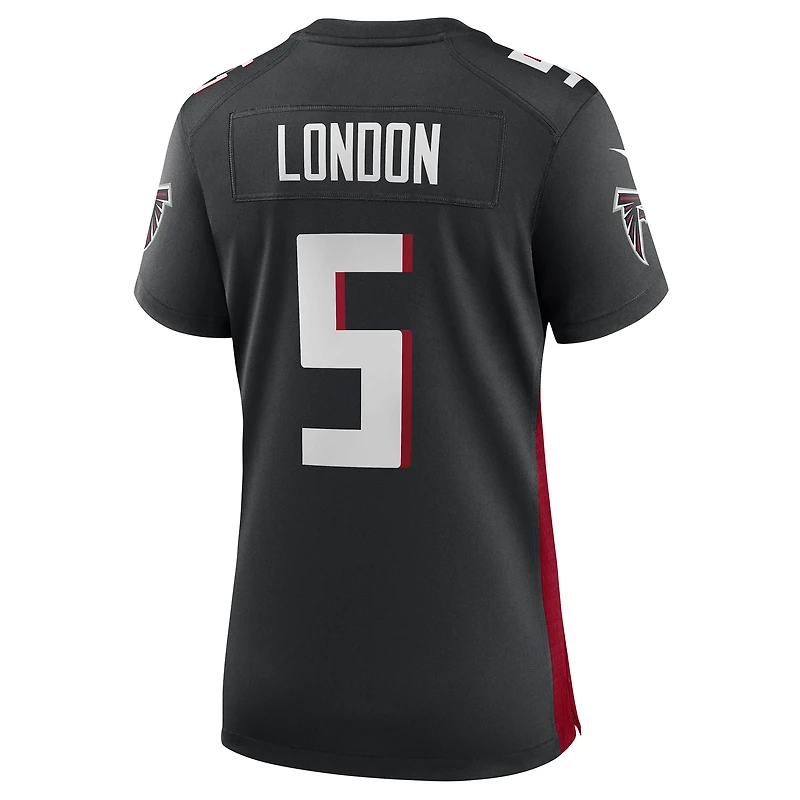 Maillot de match joueur Nike Drake London des Atlanta Falcons pour femme, noir