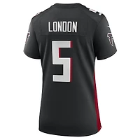 Maillot de match joueur Nike Drake London des Atlanta Falcons pour femme, noir