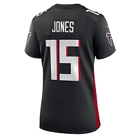 Maillot de match Nike Emory Jones noir pour femme des Falcons d'Atlanta