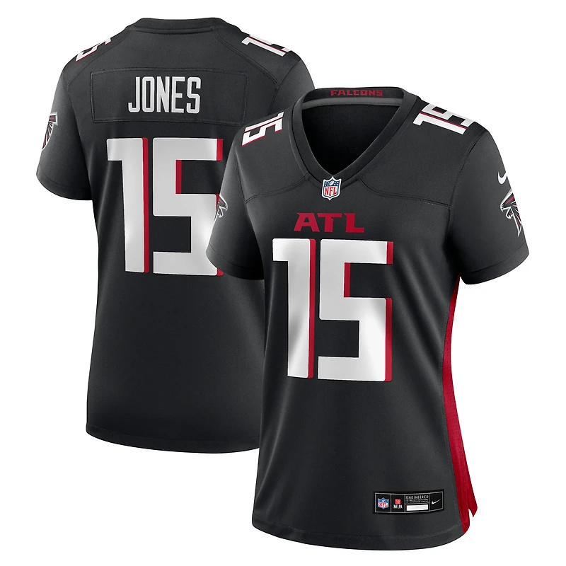 Maillot de match Nike Emory Jones noir pour femme des Falcons d'Atlanta