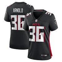 Women's Nike Grayland Arnold  Black Atlanta Falcons Team Game Jersey