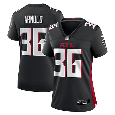 Women's Nike Grayland Arnold  Black Atlanta Falcons Team Game Jersey