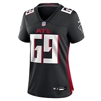 Maillot Nike Jack Nelson noir pour femme des Falcons d'Atlanta