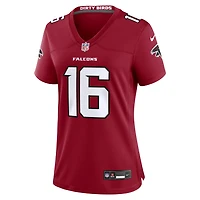Maillot de match Nike Jake Bailey rouge des Falcons d'Atlanta pour femmes