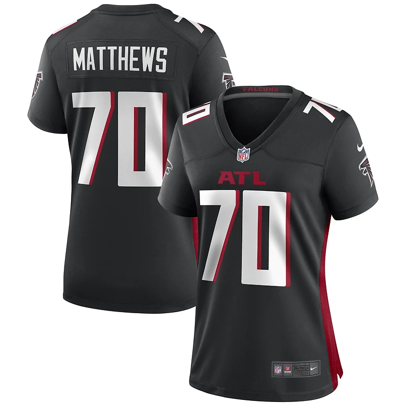 Women's Nike Jake Matthews Black Atlanta Falcons Game Jersey
