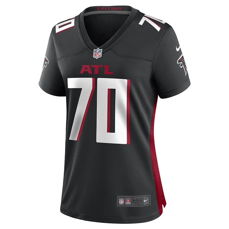 Maillot de match Nike Jake Matthews des Atlanta Falcons pour femme, noir