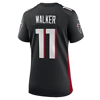 Women's Nike Jalon Walker  Black Atlanta Falcons Team Game Jersey