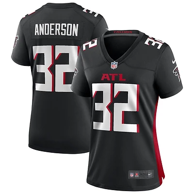 Maillot de joueur retraité Nike Jamal Anderson pour femme, noir, Atlanta Falcons Game