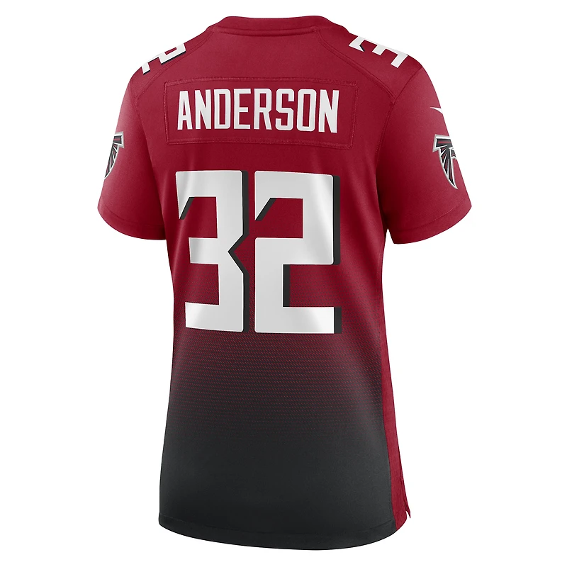Women's Nike Jamal Anderson Red Atlanta Falcons Retired Game Jersey