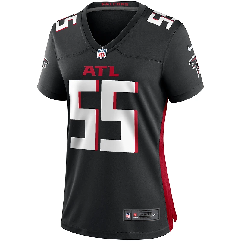 Maillot de joueur retraité du match des Falcons d'Atlanta Nike John Abraham noir pour femme